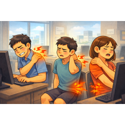 基隆仁愛區上班族肩頸痠痛? 不是太累,是頭前伸與肩胛長期失衡|整復解析 基隆仁愛區上班族肩頸痠痛? 不是太累,是頭前伸與肩胛長期失衡|整復解析