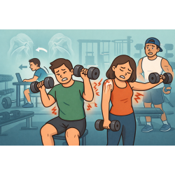 板橋肩推越練越卡? 不是肩膀太弱,而是肩胛早就「沒接上系統」 板橋肩推越練越卡? 不是肩膀太弱,而是肩胛早就「沒接上系統」