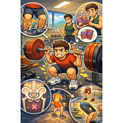 台北文山區深蹲卡關、下半身怎麼練都沒力？ 問題往往不在腿，而是「骨盆沒有穩住力量入口」