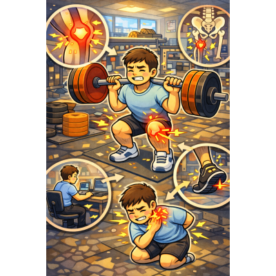 台中北屯區深蹲時膝蓋怪怪的？ 膝蓋不是壞掉，是「下肢力量軌道跑掉了」