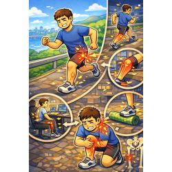 台中南區跑步後小腿越跑越緊？ 不是小腿太操，是「腳踝—骨盆的彈性斷線了」