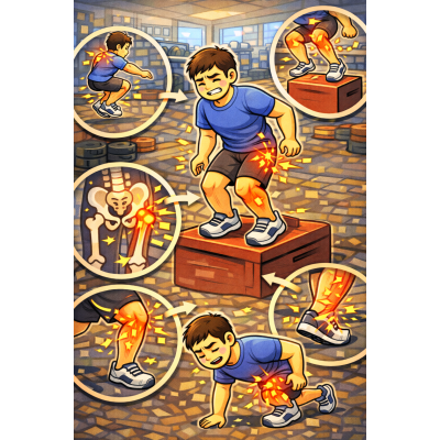 台中太平區跳躍、波比後膝蓋與腳踝不穩？ 不是體能不夠，是「落地吸震鏈斷線了」