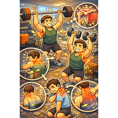 高雄左營區肩推卡住、手舉不上去？ 不是你肩膀太弱，而是「肩胛沒有接上動作」