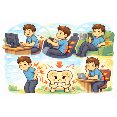 久坐下背痛怎麼辦？很多人其實是骨盆失去穩定