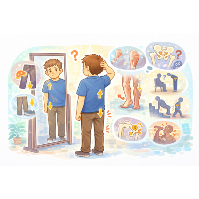 長短腳真的存在嗎？還是其實是身體歪掉了