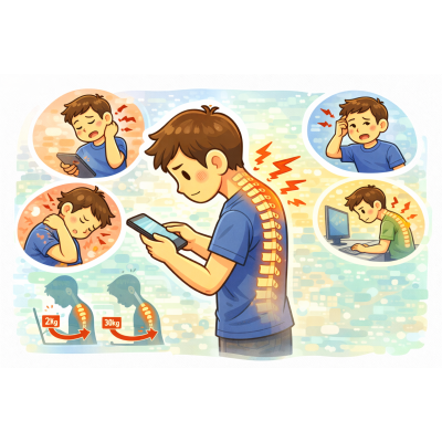 低頭族最容易忽略的身體警訊，你中了幾個？