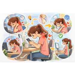 低頭族最容易忽略的身體警訊,你中了幾個? 低頭族最容易忽略的身體警訊,你中了幾個?