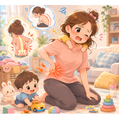 生完小孩腰痛一直好不了？很多媽媽忽略這個關鍵