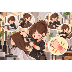 剪頭髮剪到手腕痛？美髮工作者常見的手部負擔