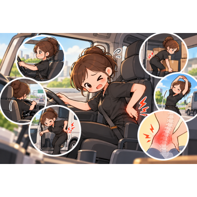 開車久了腰痛怎麼辦？職業駕駛最容易忽略的下背負荷